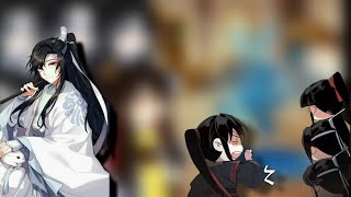 MDZS Lan juniors  jinling react to lan sizhui ayuan Wangxian family part 11 Lazy edit🦦 [upl. by Eimam288]