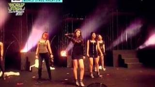 100821 W0r1d St4ge Wonder Girls  So Hot English ver [upl. by Thurnau]