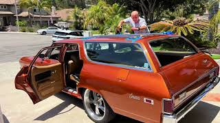 1969 Chevelle Wagon Roof Rack install [upl. by Ardel]