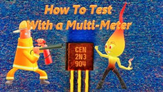 How to  Easily Test a Transistors with a MultiMeter [upl. by Tallbot]