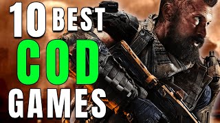 Top 10 CALL OF DUTY GAMES OF ALL TIME According to Metacritic [upl. by Eenrahc]