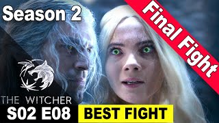 The Witcher Season 2 Episode 8  BEST FIGHT SCENE  Final FIGHT Scene – Ciri vs Geralt [upl. by Saffren358]