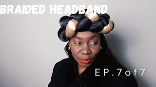 Braided Headband EP7 of 7 roadto1k fashion fashionaccessories subscribe fashionitems sewing [upl. by Lezned]