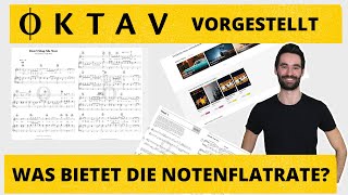 Oktav Die NotenFlatrate vorgestellt [upl. by Akimaj]