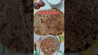 No Meat Veggie Keema Paratha Recipe  Dhaba Style  Minced Paratha  Soyabean ParathaShorts feed [upl. by Seidnac347]