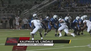 Lindale Eagles win season opener rematch over Kaufman [upl. by Nickolaus996]