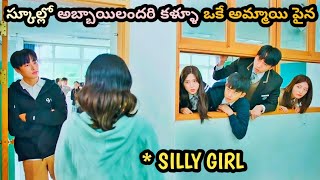 All Handsome Boys Falling In Love With The Same Silly Girl 💕  Movie Explained In Telugu [upl. by Aniratak]