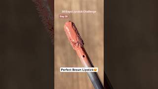 Brown Lipstick🤎 lipstick swatches lipsticks lipsticklover brownlipstick shortsfeed beauty [upl. by Eicak]