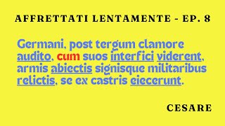 Come si traduce una frase dal latino allitaliano Affrettati lentamente 8 Cesare [upl. by Acyre884]