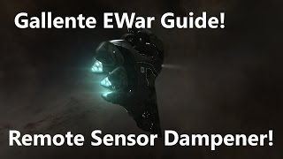 Gallente EWar Guide Remote Sensore Dampener and Warp Scrambler and also Warp Disruptor [upl. by Asillem]