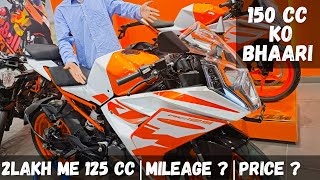 NEW KTM RC 125 BS6 2024  All upgrades  15 bhp  120 kmph  Review [upl. by Warram]