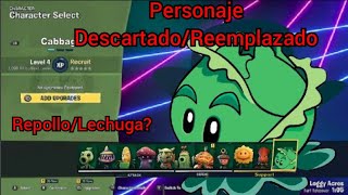 Personaje descartadoReemplazado  Repollo  Plants vs Zombies Battle For Neighborville [upl. by Blaire792]