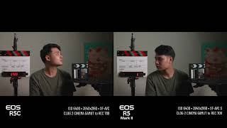 EOS R5 mark II • ISO PERFORMANCE amp COMPARED TO R5C by MocFilmmaker [upl. by Anma]