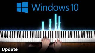 Computer Sounds on Piano Windows 10 [upl. by Loggia485]