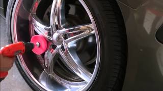 How to clean and polish chrome Wheels 2014 [upl. by Iclek]