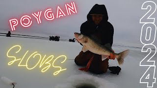 Ice Fishing Lake Poygan 2024 [upl. by Diehl392]