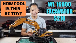 WL 16800 Excavator Scale RC  Best cheap metal rc excavator [upl. by Jadda]