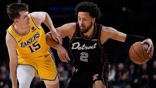 Detroit Pistons vs Los Angeles Lakers  Full Game Highlights  February 13 202324 NBA Season [upl. by Tearle]