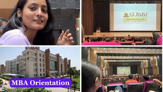 MBA Orientation in GL Bajaj College  GL Bajaj Greater Noida  Muskan Thakur [upl. by Ellenahs]