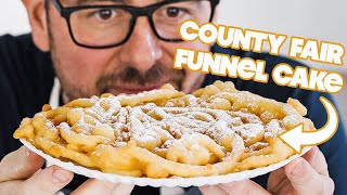 How to Make Delicious Carnival Funnel Cake at Home [upl. by Sybil930]