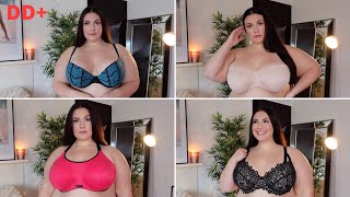 BIG BUST BRA TRY ON HAUL  BEST BRAS DD  MY FAVOURITES [upl. by Javed]