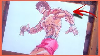 cómo dibujar baki 👈👈 Como desenhar o baki Baki the Grappler [upl. by Alyahs]