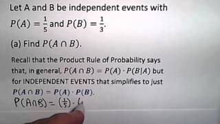 Probability Problem Involving Union amp Intersection [upl. by Kial]