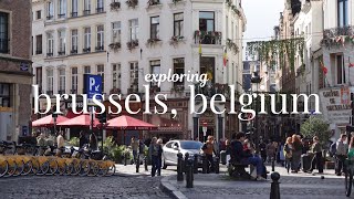 first time in Belgium  exploring brussels amp day trip to ghent  being a tourist  travel vlog [upl. by Coffee]