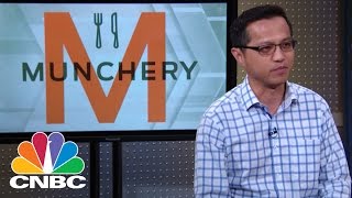 Munchery CEO Upping The Gourmet Delivery Game  Mad Money  CNBC [upl. by Arymahs]