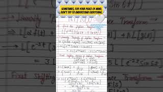 1611000  Laplace Transform Explanation by First Shifting Theorem  Engineering Mathematics [upl. by Briney]