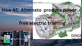 3 phase star connection  AC Alternator working principle  AVR  Dari amp Farsi electric training [upl. by Aphra]