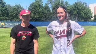 Postgame Press Conference Coe Head Coach Jake Koolbeck and Madi Parson [upl. by Everara]