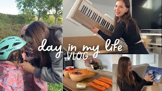 Momlife 🌼 neues Piano 🎹 KürbiscremeSuppe Rezept 🧡 Lifeofbinii ✨ [upl. by Samau]