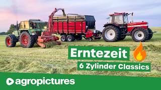 Mais häckseln mit Fendt Favorit 615 LS  Sechszylinder Traktor Sound Case 1455 MB Trac John Deere [upl. by Kinata738]