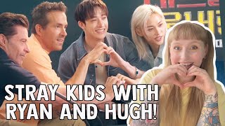 stray kids aussie line interview deadpool amp wolverine reaction [upl. by Eimaraj238]