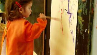 Montessori Infant Video Painting 1 [upl. by Lin]