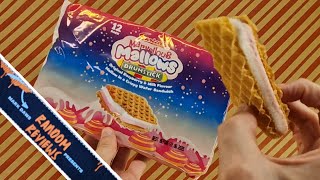 Swizzels Marvellous Mallows Drumsticks Waffer Sandwich  Random Reviews [upl. by Ahsemik]