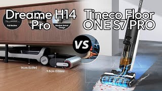 Dreame H14 Pro Vs Tineco Floor ONE S7 PRO  Which One Is Better specs Comparison [upl. by Oremodlab]