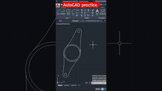 Autocad practice drawing  Cad by Ankit  autocad mechanical autocad autocad2d [upl. by Mindy]