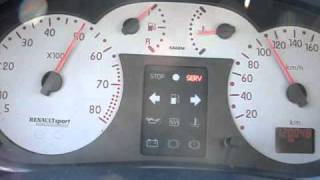 TEST Przyspieszenie  Renault Clio Sport 20 16v 169KM 0140 Kmh [upl. by Gertie110]