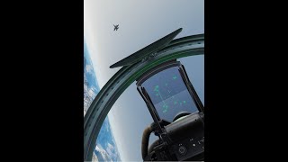 DCS World F16 Narrowly Escapes Guns [upl. by Ynnavoj]