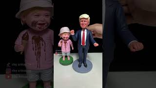 From Clay to Bobblehead ：Cute Character and Donald Trump [upl. by Maples]