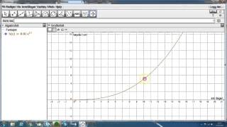 Momentan vekstfart i Geogebra 2p [upl. by Akinak773]