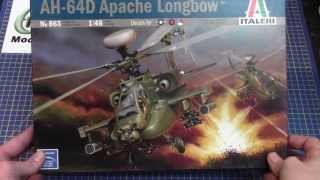 Italeri 148 AH64D Apache Longbow  863 wwweModelscouk [upl. by Mayrim]