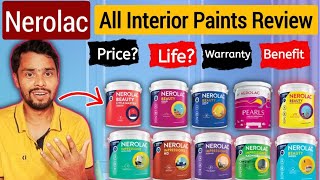 Nerolac Interior A TO Z Paints Review  Nerolac All Interior Paints Price List [upl. by Tteragram]