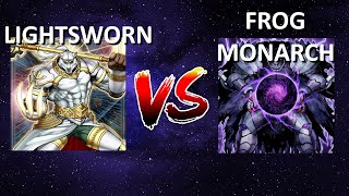 Lightsworn vs Frog monarch  Edison Format  Dueling Book [upl. by Porty]