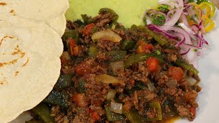 CARNE MOLIDA CON RAJAS [upl. by Stevana]