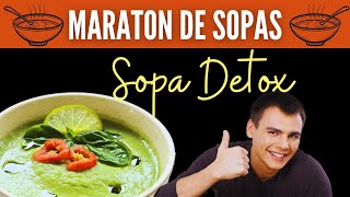 SopaManía👉 SOPA FRÍA DETOX 👨‍🍳🚀 El Antídoto Natural contra la Rutina sopa caldo [upl. by Mumford]