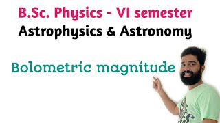 Bolometric magnitude [upl. by Lleryt294]