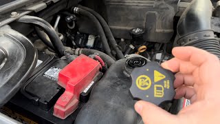 Coolant cap replacement for gm and others Radiator coolant reservoir cap radiator coolant gm [upl. by Cissiee7]